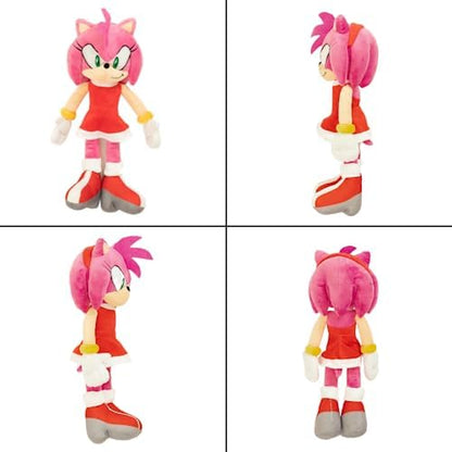 Franco Super Soft Plush Anime Cuddle Pillow Buddy, 1 Count (Pack of 1), Sonic The Hedgehog Amy Rose
