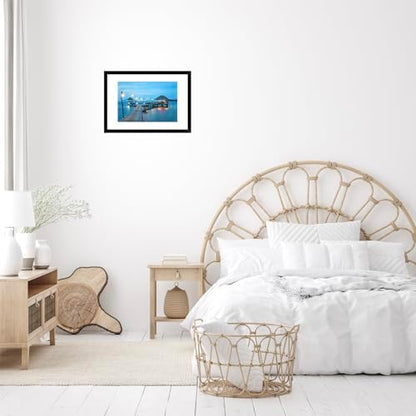 16.5x23.4 A2 Picture Frame Black with 11.7x16.5 A3 Mat, Display Photo 11.7x16.5 with Mat or 16.5 x 23.4 Without Mat, Wall Hanging Large Frame with Plexiglass, Black