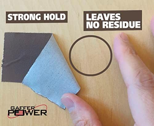 Gaffer Power Real Professional Grade Gaffer Tape USA Made | No Residue | Non Reflective | Multipurpose| Durable & Versatile | Weather Resistant | Heavy-Duty | Securing | Brown, 2 in X 30 Yds