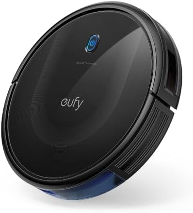 eufy Renewed BoostIQ RoboVac 11S MAX, Robot Vacuum Cleaner, Super-Thin, Powerful Suction, Quiet, Self-Charging Robotic Vacuum Cleaner, Cleans Hard Floors to Medium-Pile Carpets, Black