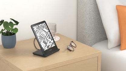 Made for Amazon, Wireless Charging Dock for Kindle Paperwhite Signature Editions (2022 & 2024 Releases) and Kindle Colorsoft Signature Edition