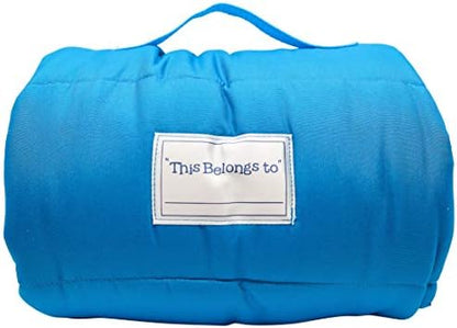 Jay Franco Thomas & Friends Racing Thomas Nap Mat - Built-in Pillow and Blanket - Super Soft Microfiber Toddler/Children's Bedding, Age 3-5