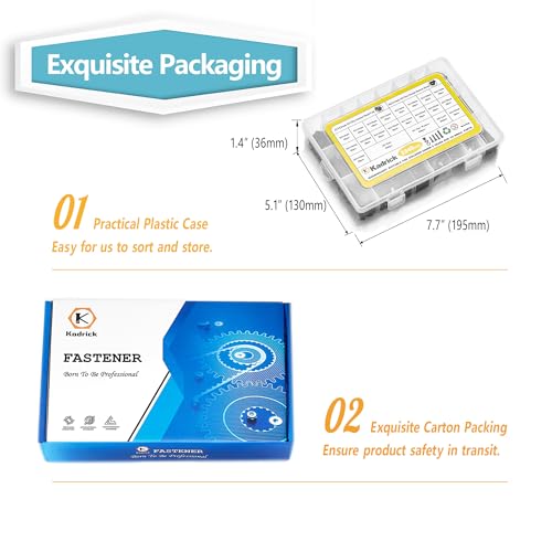 Kadrick Metric Screws Assortment,2240 Pcs M3 Screws Nuts Washers Assortment M3x4MM-35MM, Hex Socket Button & Cap Head M3 Machine Bolts Kit, 12.9 & 10.9 Grade Black Alloy Steel for 3D Printing