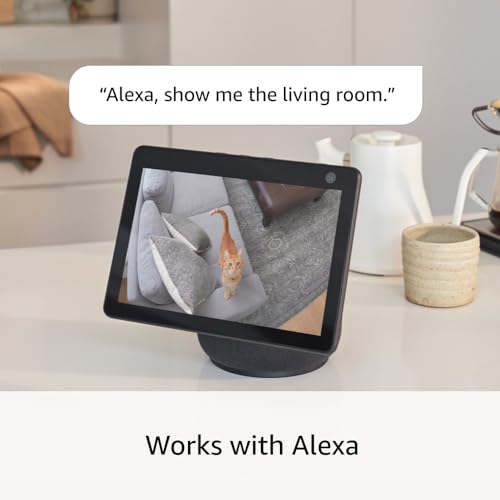 Ring Pan-Tilt Indoor Cam | See all around your home or business with 360° pan coverage, HD video, plus Two-Way Talk (2024 release) | White