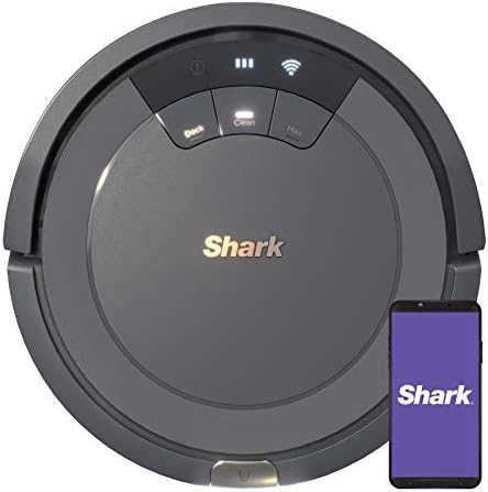 Shark AV753 ION Robotic Vacuum, Wi-Fi Connected, 120min Runtime, Compatible with Alexa, Multi-Surface Cleaning, Gray (Renewed)