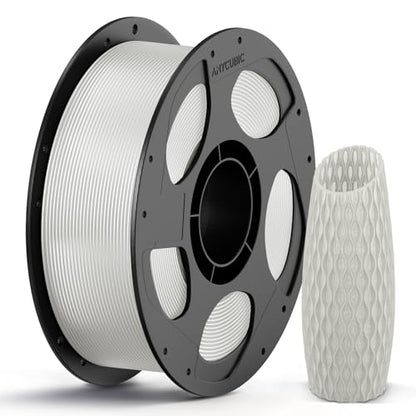 ANYCUBIC PLA 3D Printer Filament, 3D Printing PLA Filament 1.75mm Dimensional Accuracy +/- 0.02mm, 1KG Reusable Spool (2.2 lbs), Clear