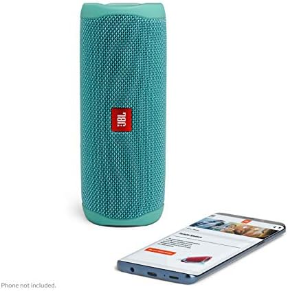 JBL FLIP 5 Waterproof Portable Bluetooth Speaker - Teal (Renewed)
