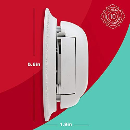 FIRST ALERT BRK SC9120B-3 Hardwired Smoke and Carbon Monoxide (CO) Detector with Battery Backup, White, Pack of 3