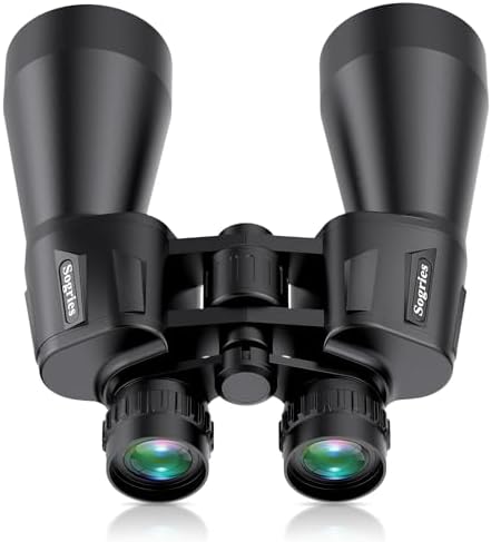 20x60 Binoculars for Adults High Powered, Waterproof & Fog Proof Compact Binoculars for Bird Watching with Low Light Vision, Hunting,Travel,Includes Carrying Bag
