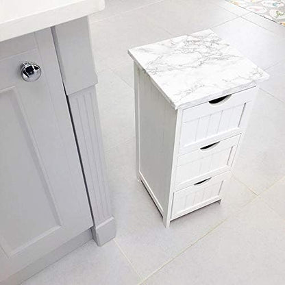 practicalWs Marble Paper Granite Gray/White Roll Kitchen Countertop Cabinet Furniture is Renovated Thick PVC Easy to Remove Without Leaving Glue Upgrade 17.71" x 196.8"