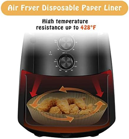 200 Pcs Air Fryer Liners - Disposable Parchment Paper Sheets for Ninja Air Fryer AF101 & AF150 XL