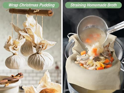 Olicity Cheese Cloth Roll,Grade 90,3x45Ft, 135 Sq Ft,Reusable Cheese Cloth Closed Edges Unbleached Cotton Cheese Cloths for Straining,Fine Mesh Muslin Bulk Cheesecloth Roll for Cooking,Crafts-15 Yards