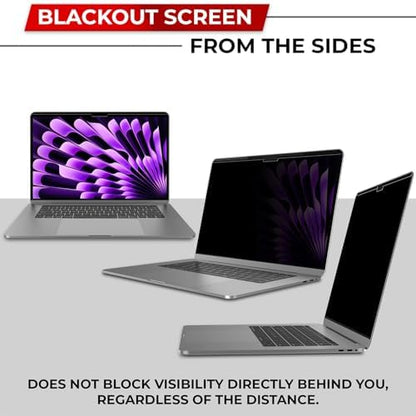 Magnetic Privacy Screen for MacBook Air 15 Inch (2023-2025, M2, M3, M4) Removable Laptop Privacy Filter Shield and Protector