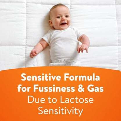 Similac 360 Total Care Sensitive Infant Formula for Fussiness & Gas Due to Lactose Sensitivity, Has 5 HMO Prebiotics, Non-GMO, Baby Formula Powder, 20.1-oz Tub
