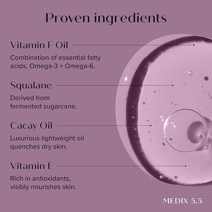 MEDIX Anti Aging Skin Care 3PC Set | Retinol Body Cream + Exfoliating AHA Glycolic Acid Foaming Face & Body Wash + Vitamin F Booster Serum, Wash + Treat + Hydrate Skincare Set