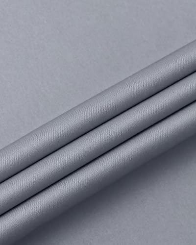 J.VER Men's Dress Shirts Solid Long Sleeve Stretch Wrinkle-Free Formal Shirt Business Casual Button Down Shirts