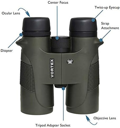 Vortex Optics Diamondback 10x50 Roof Prism Binocular