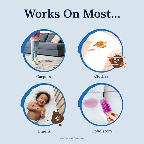 Miss Mouth’s Messy Eater Stain Treater Refill Ready Kit - 2 Pack Stain Remover Spray and 16oz Refill Pouch - Newborn & Baby Essentials - Food, Grease, Coffee Off Laundry, Underwear, Fabric