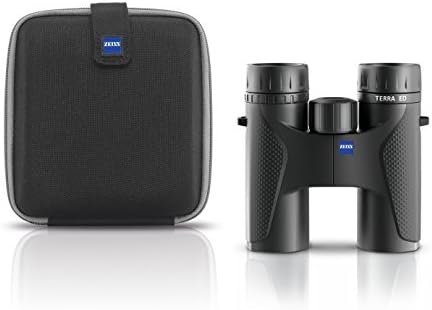 ZEISS Terra ED Binoculars 10x32 Waterproof, and Fast Focusing with Coated Glass for Optimal Clarity in All Weather Conditions for Bird Watching, Hunting, Sightseeing, Black