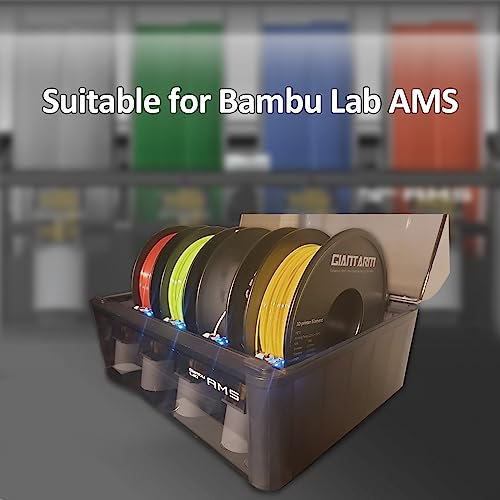 GIANTARM 3D Printer Filament, White Pla Filament, 1Kg(2.2lbs) Spool, 1.75mm Dimension Accuracy +/- 0.03mm, 3D Printing Filament