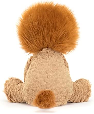 Jellycat Fuddlewuddle Lion Stuffed Animal, Medium 9 inches - Big Cat Plush Toy - Classic Children's Gift