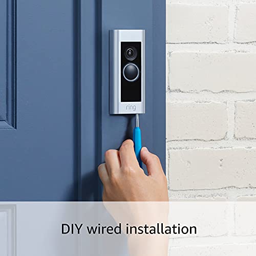 Like-New Ring Wired Doorbell Plus (Video Doorbell Pro) – Upgraded, with added security features and a sleek design (existing doorbell wiring required)