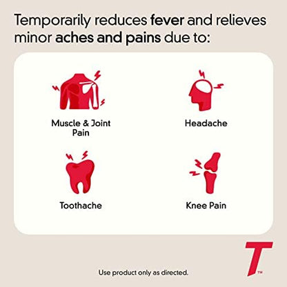 Tylenol Extra Strength Acetaminophen 500mg Caplets, Pain Reliever & Fever Reducer, Pain Relief Pills for Headache, Backache, Toothache, Minor Arthritis & Menstrual Cramps, Value Size, 225 Count