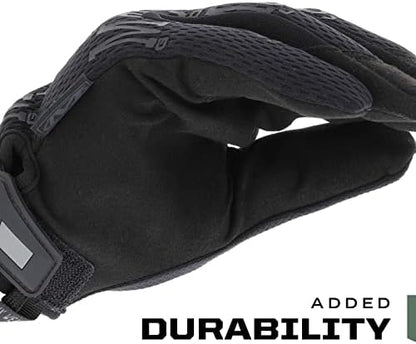 Mechanix Wear Original Tactical Glove - High Performance Anti-Slip Grip Safety Gloves - Impact Resistant & Touchscreen Capable - Medium - Covert Black