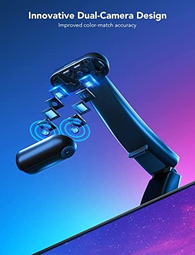 Govee Envisual TV LED Backlight T2 with Dual Cameras, 11.8ft RGBIC Wi-Fi LED Strip Lights for 55-65 inch TVs, Double Strip Light Beads, for Home Decorations, Smart App Control, Music Sync