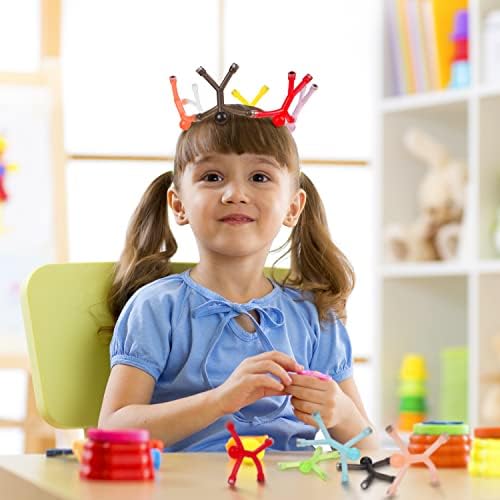 MAGMEN Classic Magnetic Fidget Toy Figures for Kids 3-8 & Toddlers |10pc Opaque Colors Multipurpose Magnets Set for Travel, Airplane Play, Desk & Stocking Stuffer Gifts.