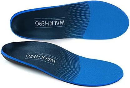 Plantar Fasciitis Insoles for Men Women - Orthotics Inserts, Shoe Insoles Arch Support Flat Feet Inserts Work Boot Insoles for Standing All Day (Mens 9-9 1/2 | Womens 11-11 1/2)