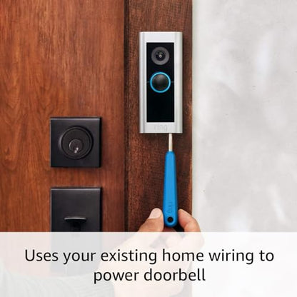 Ring Wired Doorbell Pro (newest model) – Best-in-class with cutting-edge features (existing doorbell wiring required) | 2-Pack