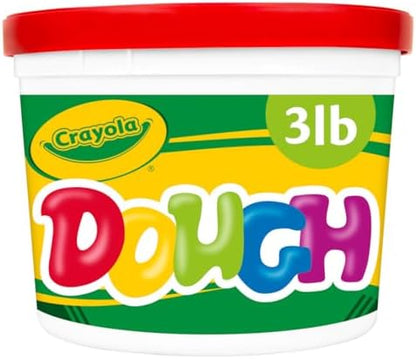 Crayola Dough - Red (3lb), Bulk Modeling Dough for Kids, Clay Alternative, Resealable Tub, Ages 3+, Great for Kids Arts & Crafts