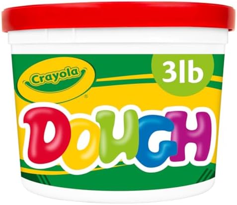 Crayola Dough - Red (3lb), Bulk Modeling Dough for Kids, Clay Alternative, Resealable Tub, Ages 3+, Great for Kids Arts & Crafts