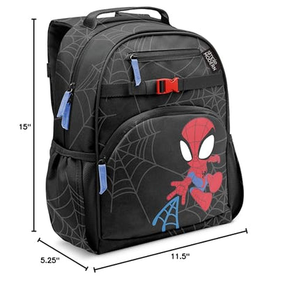 Simple Modern Medium Marvel Toddler Backpack for School Girls and Boys | Kindergarten Elementary Kids Backpack | Fletcher Collection | Kids - 15" tall | Spidey Kid