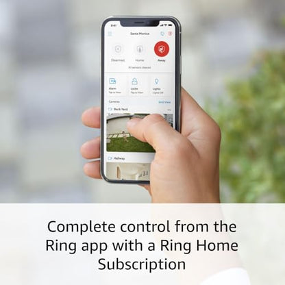 Ring Alarm Base Station (2nd Gen) — 104 dB Siren, Built-in Backup Battery, Connects to Ring Alarm Sensors and Keypad, sold separately