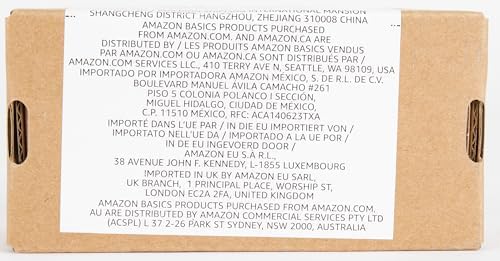 Amazon Basics 12-Pack 9V Alkaline Batteries, 5-Year Shelf Life - For Smoke/CO Detector, Electronics & Audio