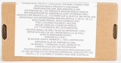 Amazon Basics 12-Pack 9V Alkaline Batteries, 5-Year Shelf Life - For Smoke/CO Detector, Electronics & Audio