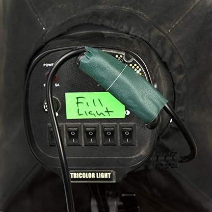 Gaffer Power Real Professional Grade Gaffer Tape, Made in The USA, Heavy Duty Gaffers Tape, Non-Reflective, Multipurpose. (2 Inches x 30 Yards, Forest Green)