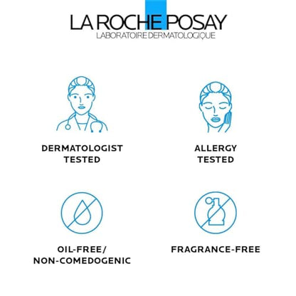 La Roche-Posay Effaclar Medicated Gel Cleanser, 2% Salicylic Acid Cleanser + LHA + Glycerin, Dermatologist Tested Foaming Acne Face Wash, Clear & Prevent Acne Breakouts, Oil Free, Targets Excess Oil