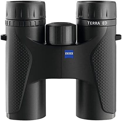 ZEISS Terra ED Binoculars 8x32 Waterproof, and Fast Focusing with Coated Glass for Optimal Clarity in All Weather Conditions for Bird Watching, Hunting, Sightseeing, Black