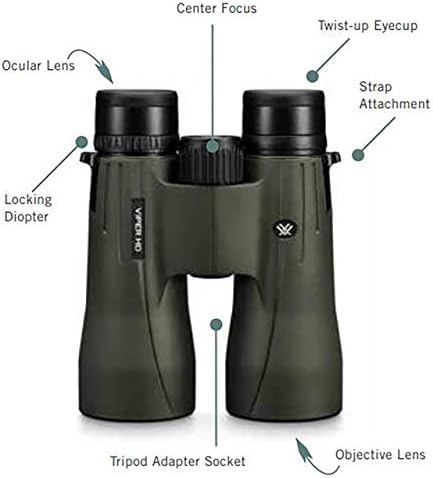 Vortex Optics Viper HD Roof Prism Binoculars 10x50