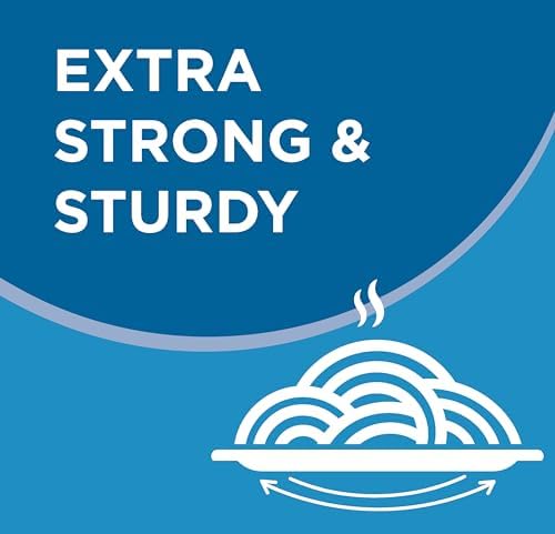 Amazon Basics Ultra Paper Bowls, 20 Oz, Disposable, 300 Count, White (6 packs of 50)