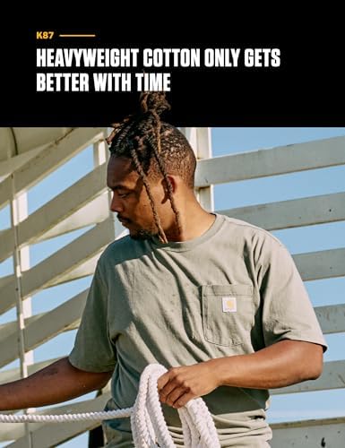 Carhartt Men's Loose Fit Heavyweight Short-Sleeve Pocket T-Shirt (Also Available in Big & Tall)