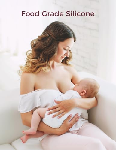 Momcozy Nipple Shield, Floral Contact Nipple Shield for Breastfeeding Moms with Flat or Inverted Nipples, Made Without BPA/BPS, 20mm, 2 Pairs