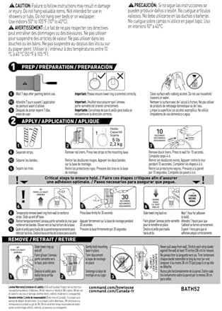 Command Hand Towel Holder Matte Black with Water Resistant Command Strips, Rust Resistant Bathroom Organizer, Holds up to 5 lbs, 1 Ring