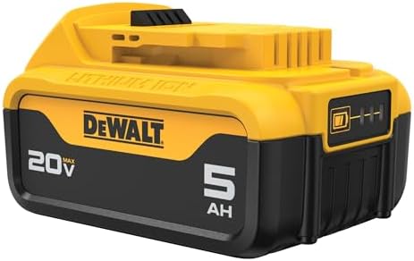 DEWALT 20V MAX Lithium-Ion Battery 2-Pack and Charger, 5.0 Ah, Battery Starter Kit (DCB205-2c)
