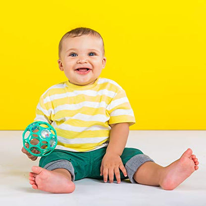 Bright Starts Soothers & Shakers 7pc Gift Set - BPA-Free Baby Rattles, Teethers and Stroller Toys, Unisex, Newborn+