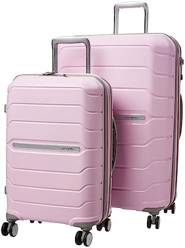 Samsonite Freeform Hardside Expandable Luggage with Spinners | Pink Rose | 2PC SET (Carry-on/Large)