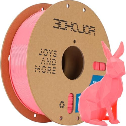 PLA Pro (Plus) Filament 1.75mm, 3D Printer Filament PLA Plus, Cardboard Spool 3D Printing Filament, Dimensional Accuracy +/- 0.03 mm-Pink,1kg